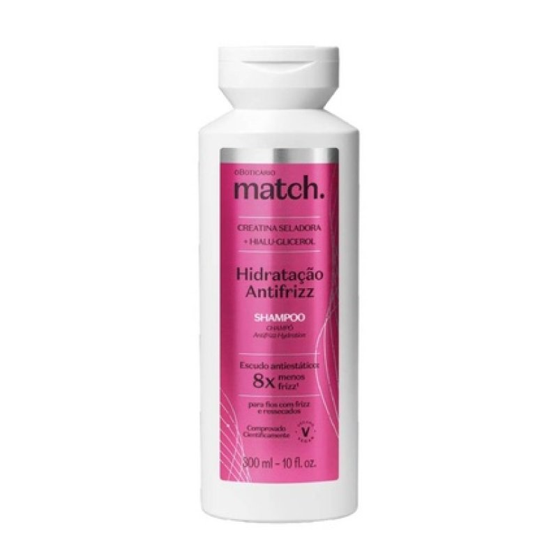 Boticario Match Anti-Frizz Hydration Shampoo 300ml