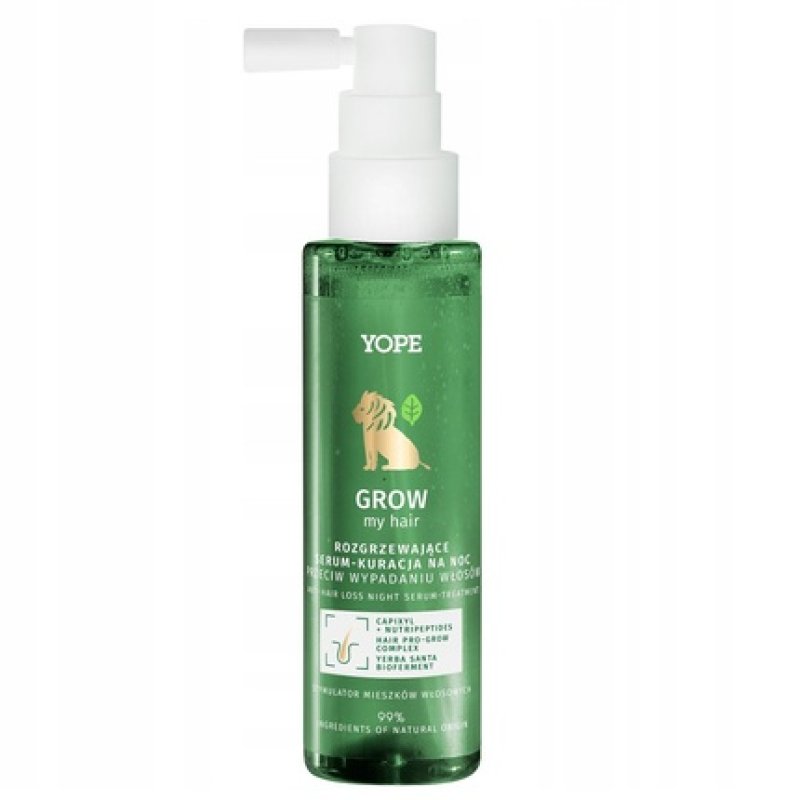 Yope Grow My Hair Warming Serum Treatment For Scalp Night 110ml