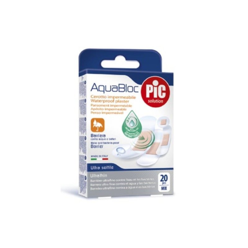 Pic Aquabloc Waterproof Plasters Mix 20 Units