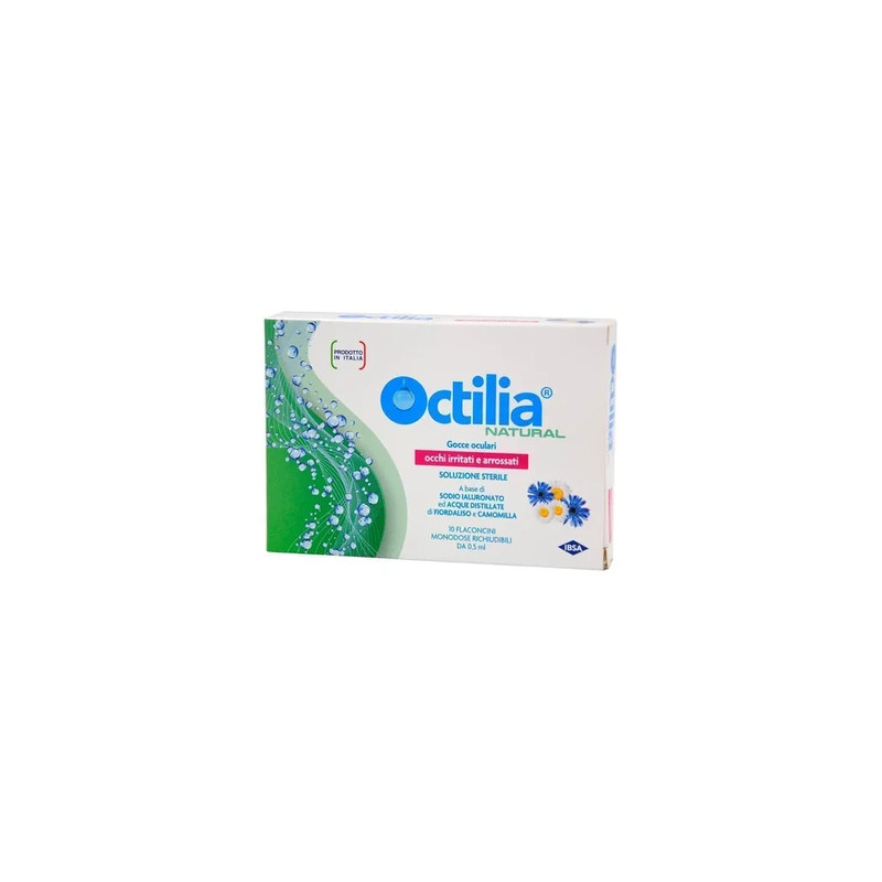 Ibsa Pharmaceuticals Octilia Natural Eye Drops 10 Reusable Vials