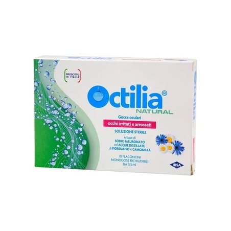 Ibsa Pharmaceuticals Octilia Natural Eye Drops 10 Reusable Vials