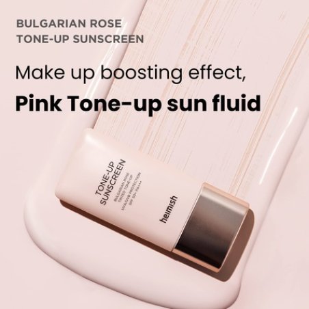 Heimish Bulgarian Rose Tone-Up Sunscreen SPF50 PA 30ml All-In-One Makeup UV Protection Primer Moisturizing Facial