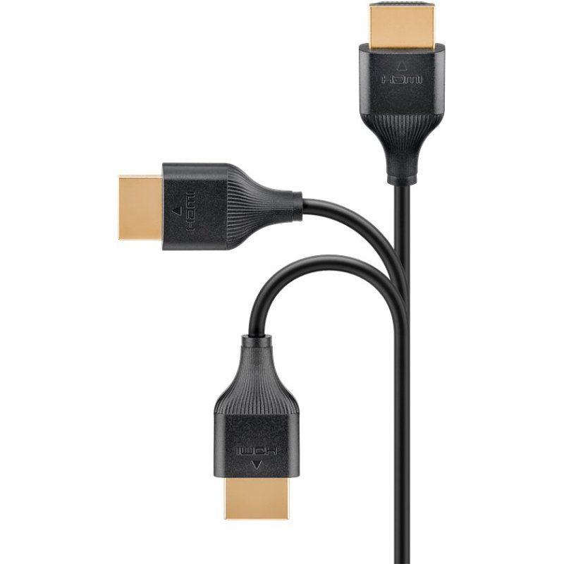Goobay 75295 câble HDMI 3 m HDMI Type A (Standard) Noir