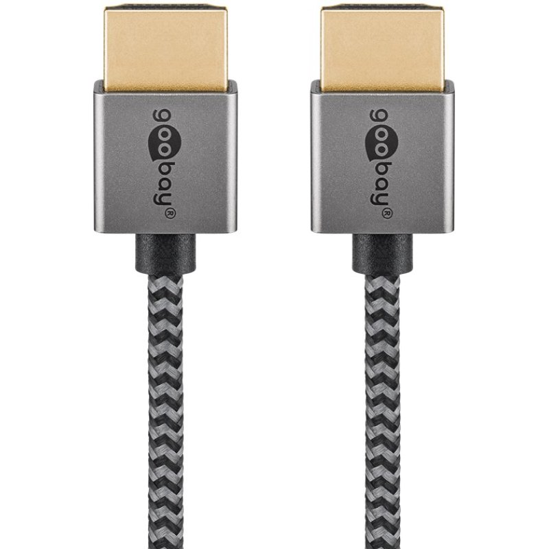 Goobay 75754 HDMI cable 3 m HDMI Type A (Standard) Grey