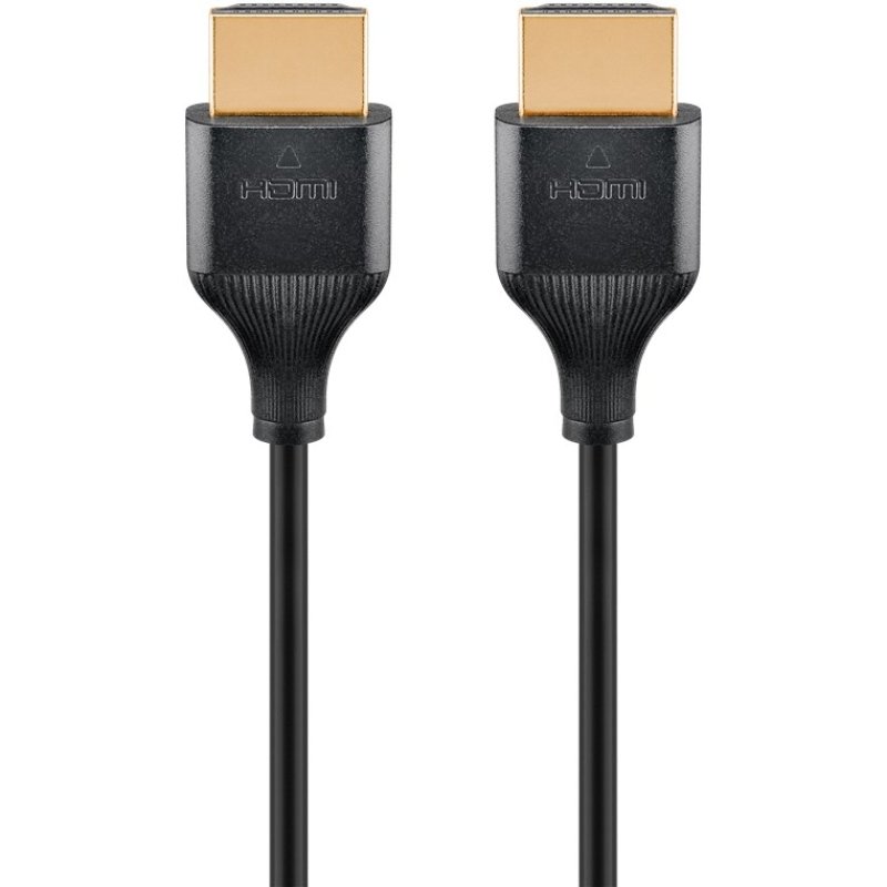 Goobay 75298 câble HDMI 1 m HDMI Type A (Standard) Noir
