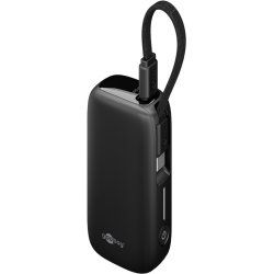 Goobay 76250 power bank Lithium Polymer (LiPo) 5000 mAh Black