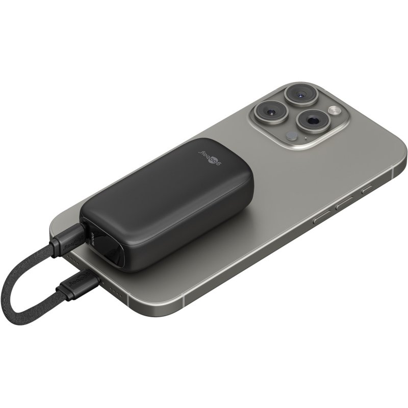 Goobay 76250 banque d'alimentation électrique Lithium Polymère (LiPo) 5000 mAh Noir