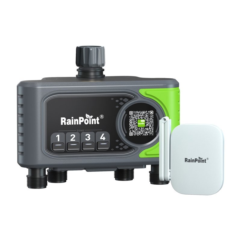 RainPoint WiFi 4-zone irrigation controller with gateway