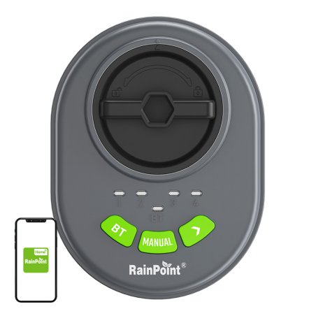 RainPoint 4-zone sprinkler controller with app, Bluetooth
