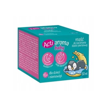 Actiaroma Baby Chest Rub - 50 Ml For Infants 6 Months And Older