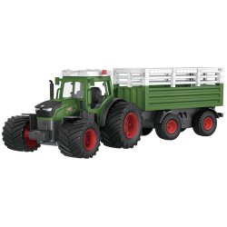 MX R/C Constructions - Tractor R/C w/hanger 2,4GHz, 3,7V Li-Ion, green (471477)