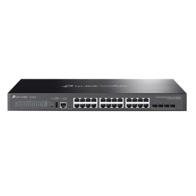 TP-Link Omada SG5428X(UN) 24-Port stack Lite L3 mgd Switch 4 10G Slots
