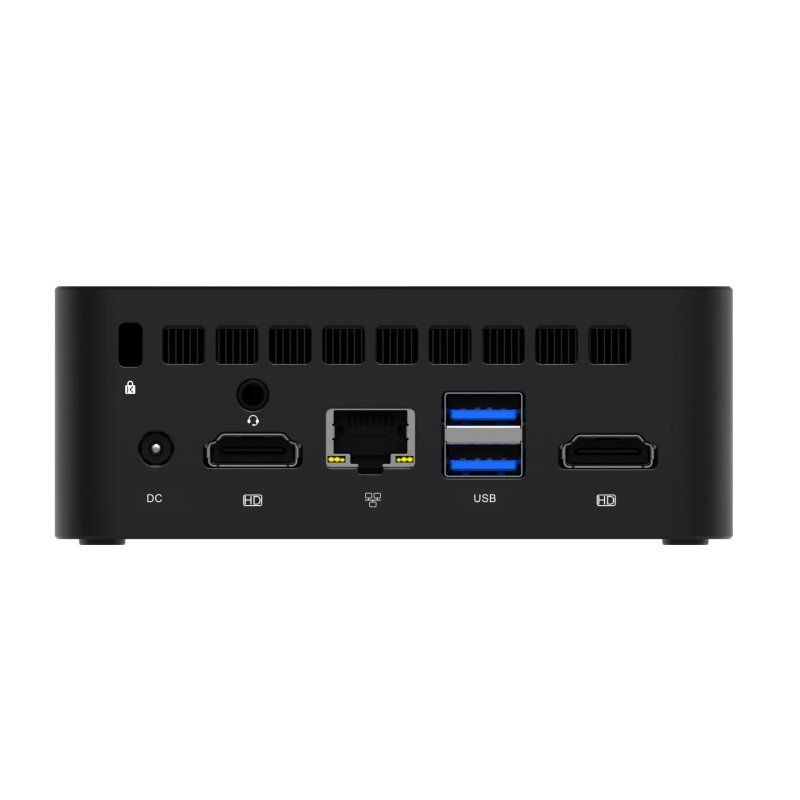 Leotec LEMPC20 PC/workstation barebone Black 5205U 1.9 GHz