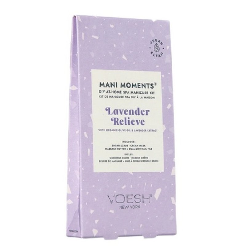 Mani Moments 3step Manicure Set Lavender Relieve Perfect For A Relaxing Manicure Experience