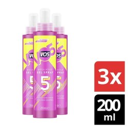 VO5 Mega Hold Hair Styling Gel Spray 200ml