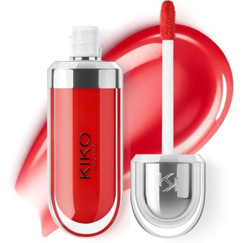 Kiko Milano 3D Hydra Lip Gloss 13 Softening for a 3D Look Fire Red