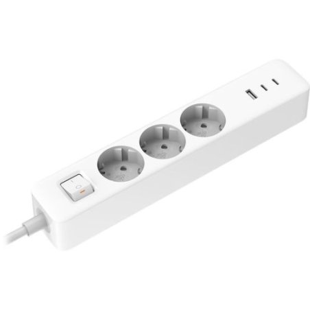 Xiaomi Power Strip 2C1A (3 outlet, 2 USB, 1 Type-C) 1.4m, White EU BHR07UKEU