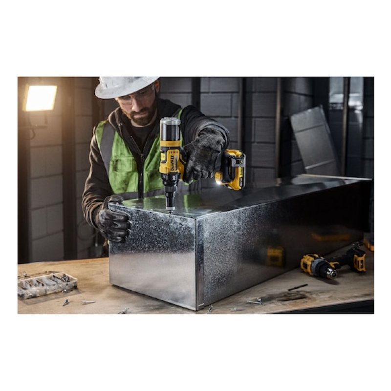 DeWALT DCF403NT-XJ outil de rivetage électrique Noir, Jaune 2.4,3.2,4,4.8 mm 10000 kN