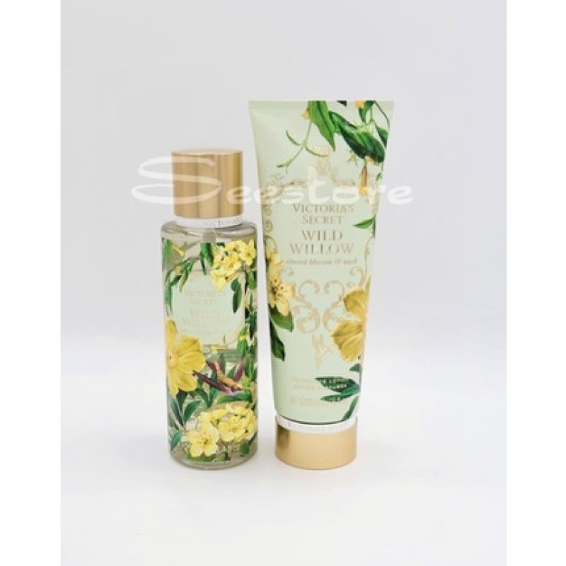 Victoria's Secret Wild Willow Body Mist Spray & Body Lotion