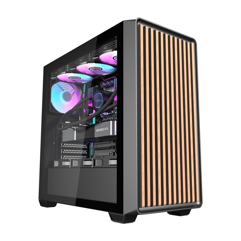 Darkflash DS900WD computer case (black) 4 fans
