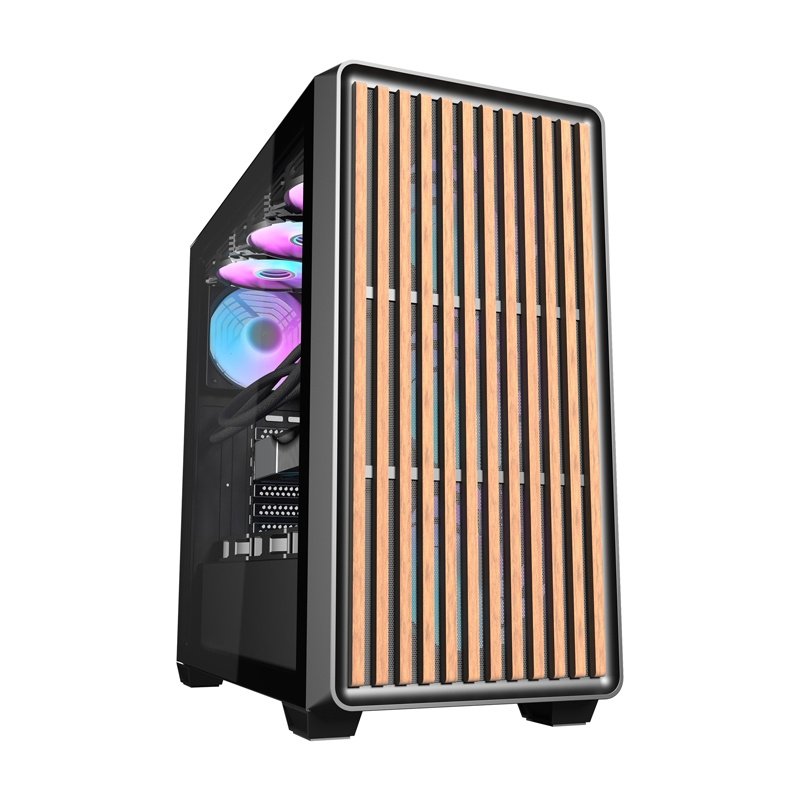 Darkflash DS900WD computer case (black) 4 fans