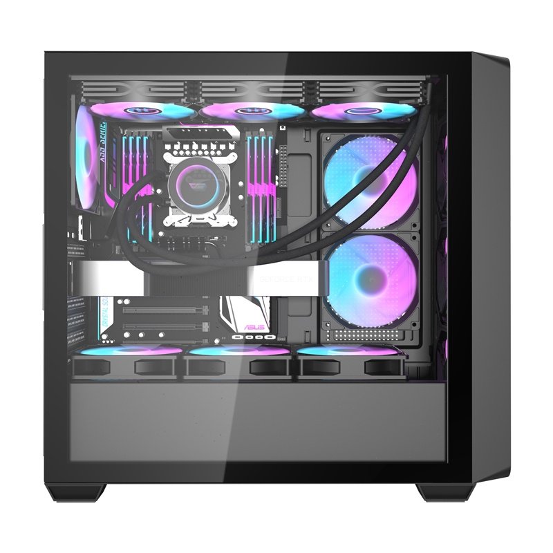 Darkflash DS900WD computer case (black) 4 fans