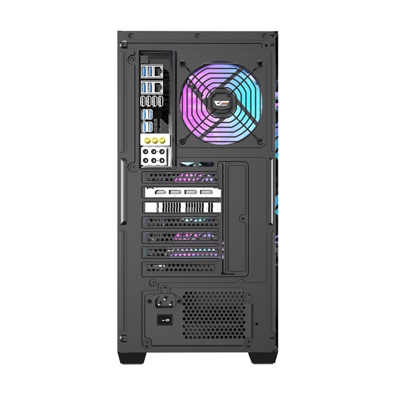 Darkflash DS900WD computer case (black) 4 fans