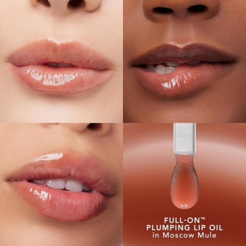 Buxom Full-On Plumping Glossy Lip Oil Nourishing & Hydrating Tinted Lip Gloss