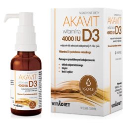 Vitadiet Akavit Vitamin D3 4000 IU Drops 30ml