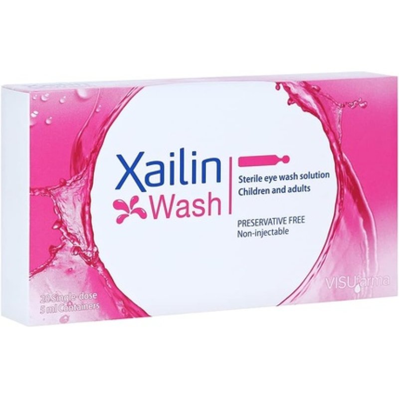 Xailin Wash Eye Wash Solution in Single Doses 20x5ml