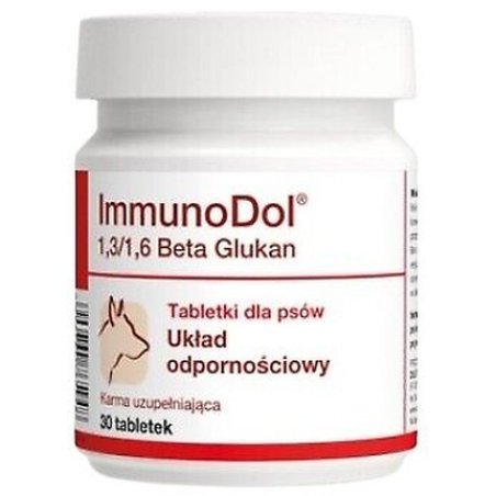 Immunodol 1,3/1,6 Beta-Glucan Immune System Support for Dogs and Cats 30 Tablets