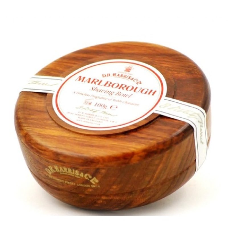 D.R. Harris & Co. Marlborough Shave Soap Mahogany Bowl 100g