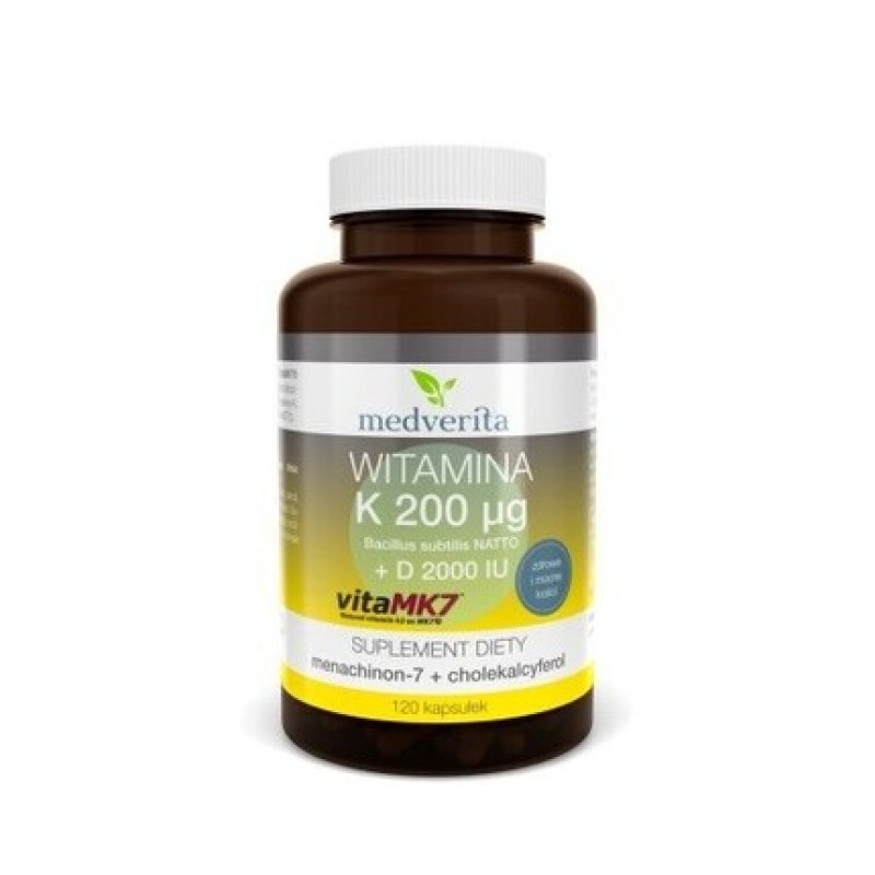 Medverita Vitamin K2 200mcg D3 2000iu