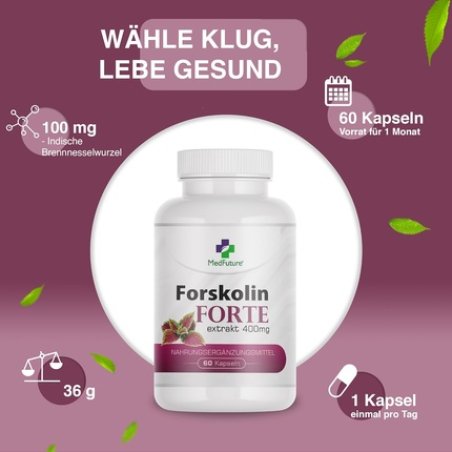 Forskolin Forte Extract 400mg 60 Capsules