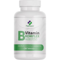 Vitamin B Complex B1 B2 B3 B5 B6 B12 Biotin 120 Tablets
