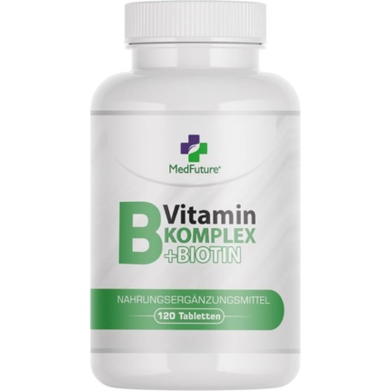 Vitamin B Complex B1 B2 B3 B5 B6 B12 Biotin 120 Tablets