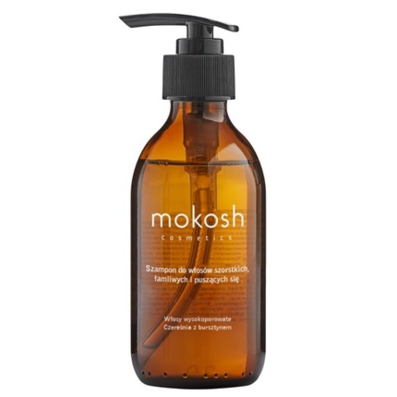 Mokosh Shampoo For Coarse Brittle And Frizzy Hair Cherry With Amber 200ml