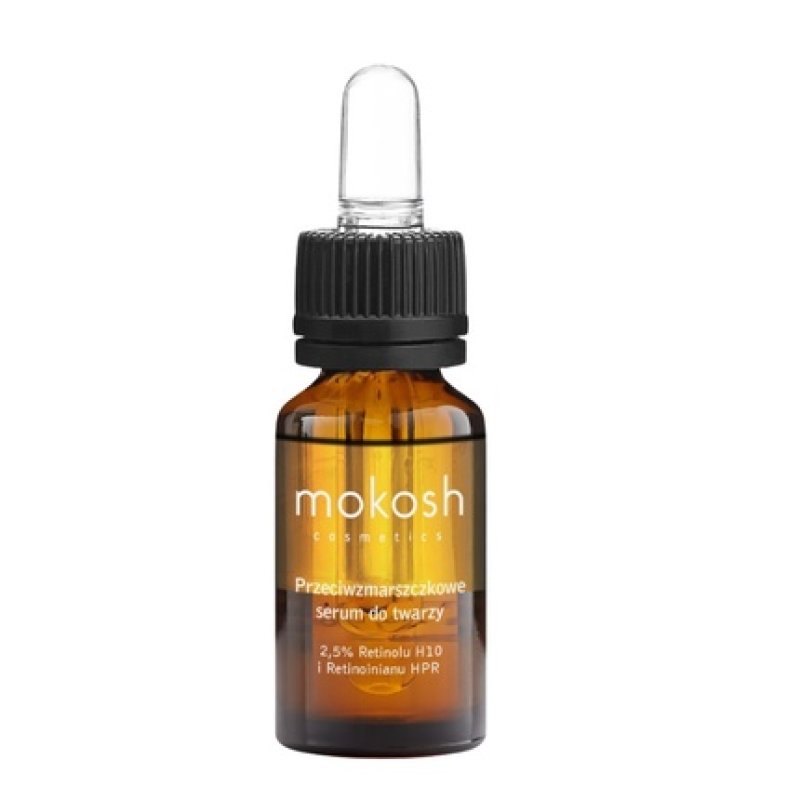 Mokosh Rejuvenation And Renewal Antiwrinkle Face Serum 25 Retinol H10 And Retinoid Hpr Rose With Berry 10ml