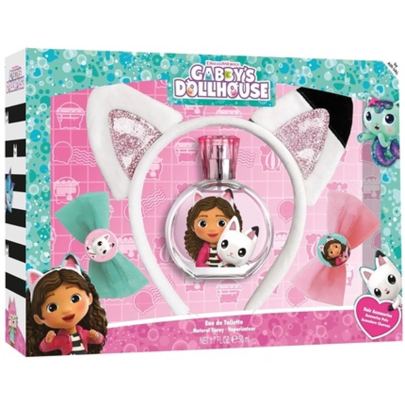 Gabby's Dollhouse Set with EDT 50ml and Hair Accessories