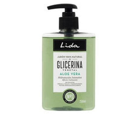 Lida 100% Natural Soap Glycerin And Aloe Vera 250 Ml