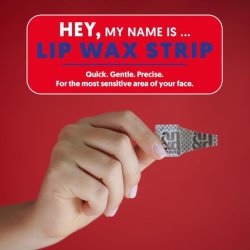 Andbeauty Upper Lip Wax Strips for Women - Perfect for Hair Removal