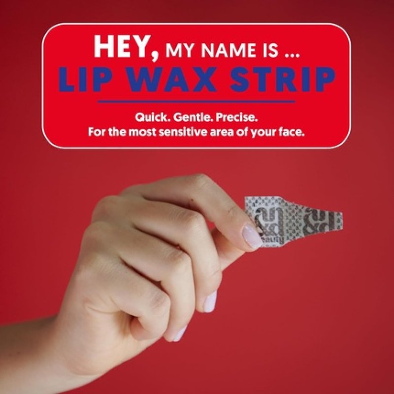 Andbeauty Upper Lip Wax Strips for Women - Perfect for Hair Removal