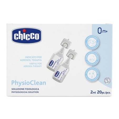 Chicco Physio Clean Isotonic Solution Of Physiological Saline 20x2ml