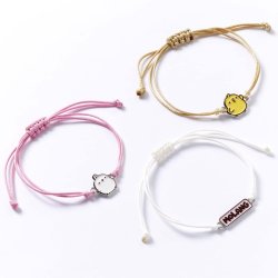 MOLANG & Piu Piu - Set de 3 Bracelets de l'Amitité