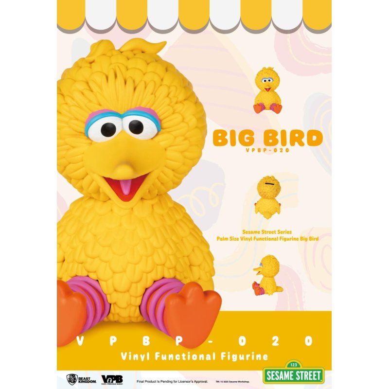SESAME STREET - Big Bird - Tirelire Palm Size 12.7cm