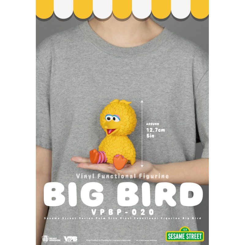 SESAME STREET - Big Bird - Tirelire Palm Size 12.7cm