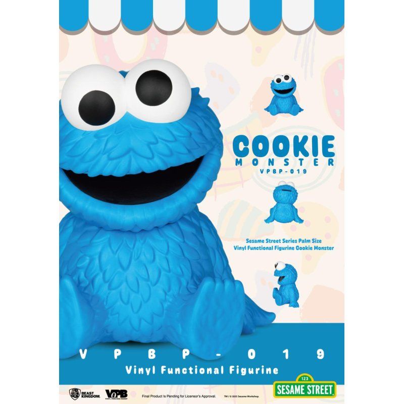 SESAME STREET - Cookie Monster - Tirelire Palm Size 11.8cm