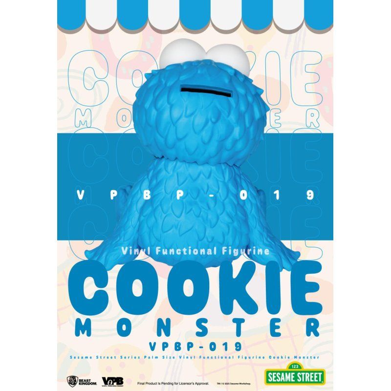 SESAME STREET - Cookie Monster - Tirelire Palm Size 11.8cm