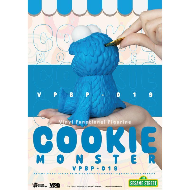 SESAME STREET - Cookie Monster - Tirelire Palm Size 11.8cm