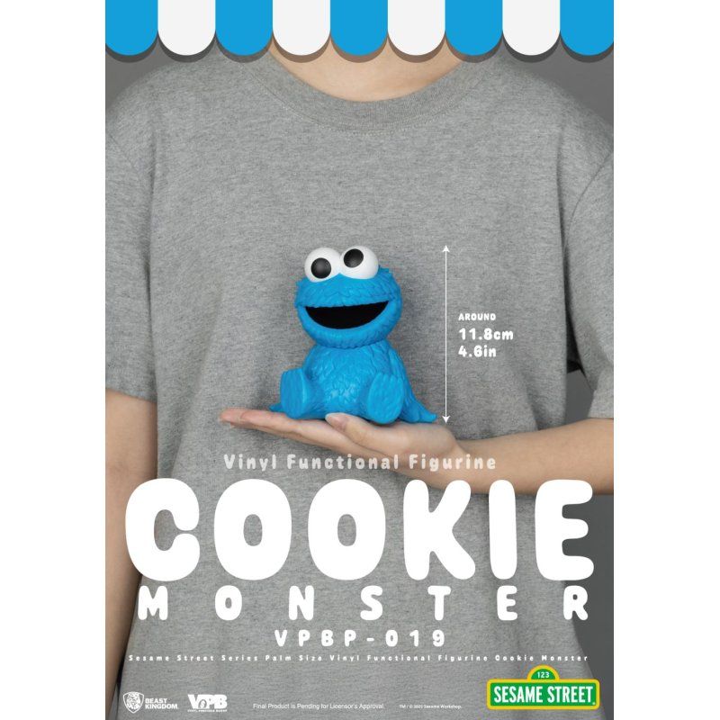 SESAME STREET - Cookie Monster - Tirelire Palm Size 11.8cm